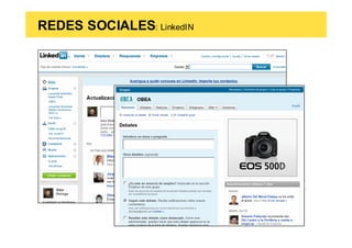 REDES SOCIALES: LinkedIN
 