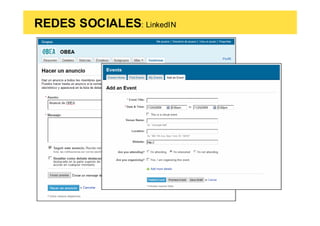 REDES SOCIALES: LinkedIN
 