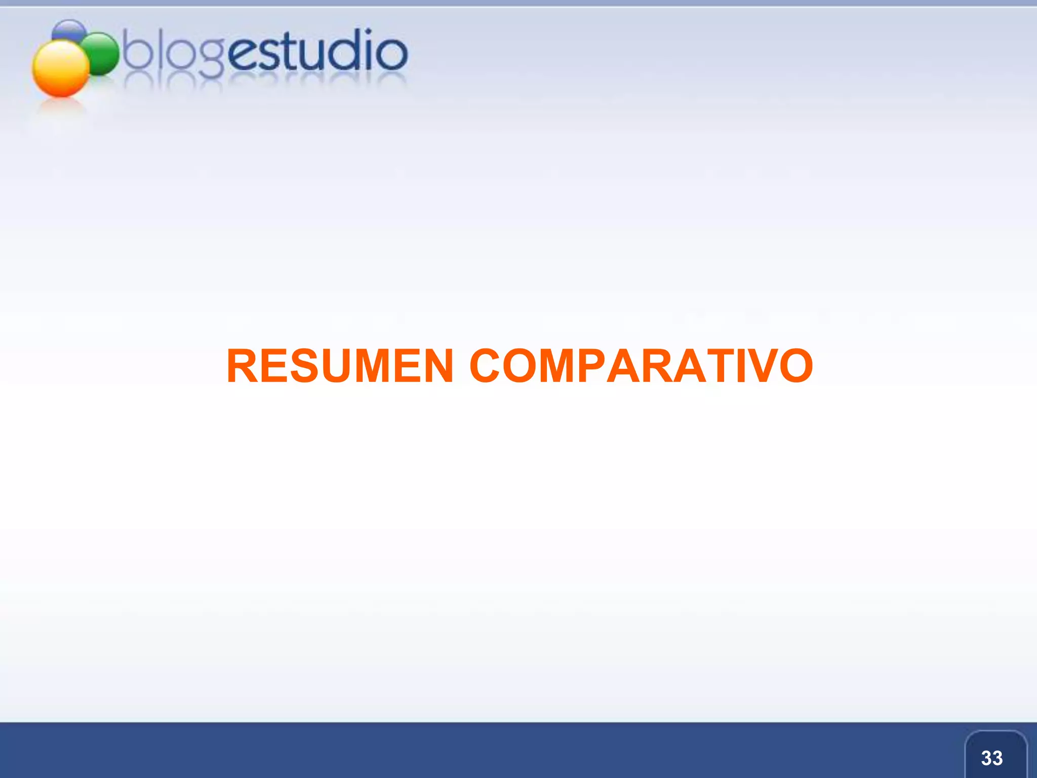 RESUMEN COMPARATIVO33