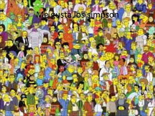 Me gusta los simpson