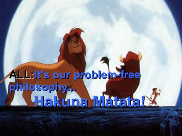 Hakuna Matata | PDF | R&B/Soul/Funk | Music