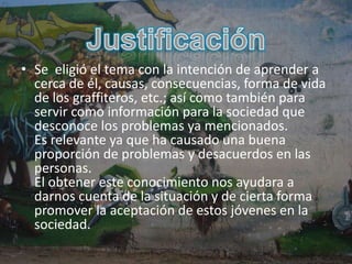 Normalmente pintaban en lugares ajenos, en paredes alugares que eran privados Los escritores podían acceder a estos lugares con relativa facilidad, “…hasta que en 1980 el ayuntamiento de Nueva York, ayudado por la Transit Police Departament, decidieron con esta manera de expresión incrementando la vigilancia y los métodos de seguridad (muros más altos, dobles alambradas, perros, etc.) en cocheras y apartaderos. (Méndez, 2002).