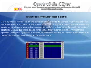 Permite seleccionar la imagen a mostrar en la pc del cliente cuando está bloqueada.