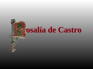 osalía de Castro 