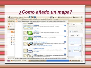 ¿Como añado un mapa?
 
