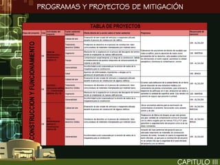 PROGRAMAS Y PROYECTOS DE MITIGACIÓN




                                 CAPITULO III
 