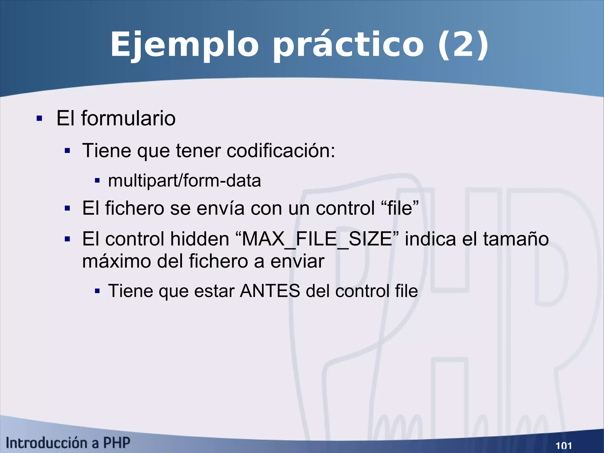 Introducción a PHP5