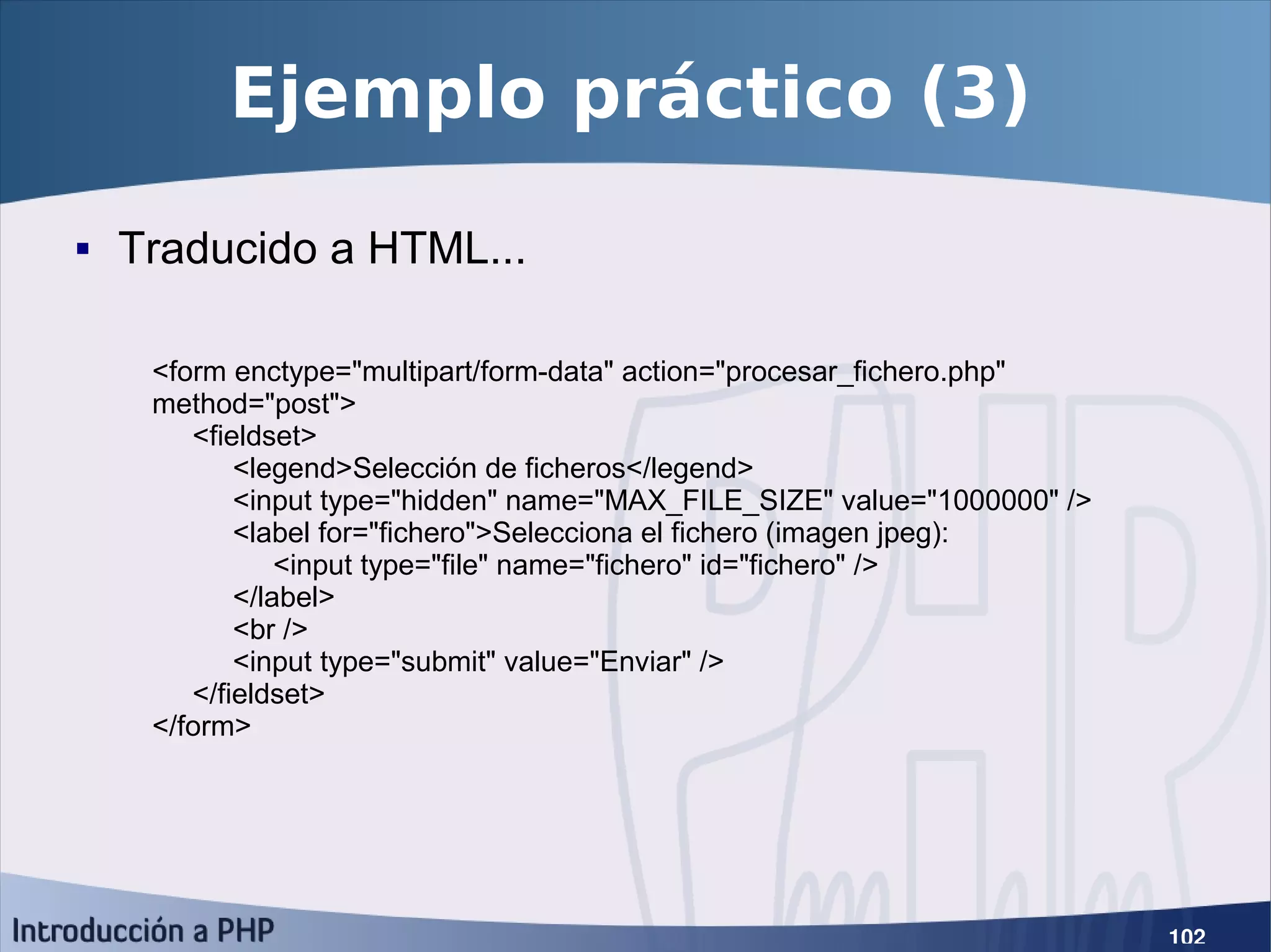 Introducción a PHP5