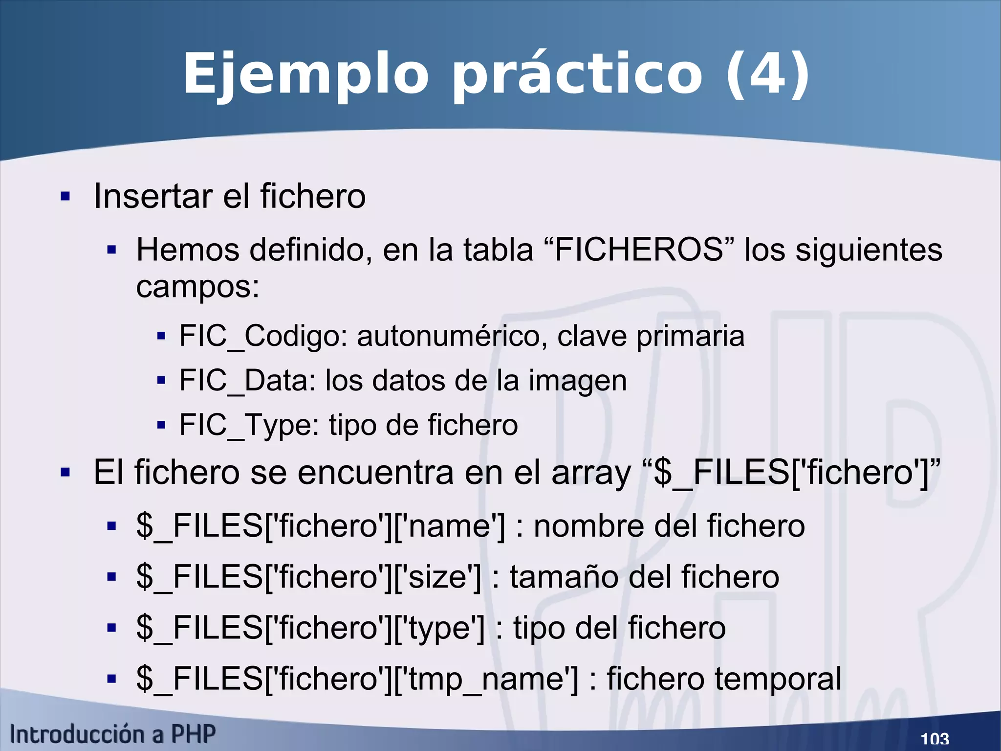 Introducción a PHP5