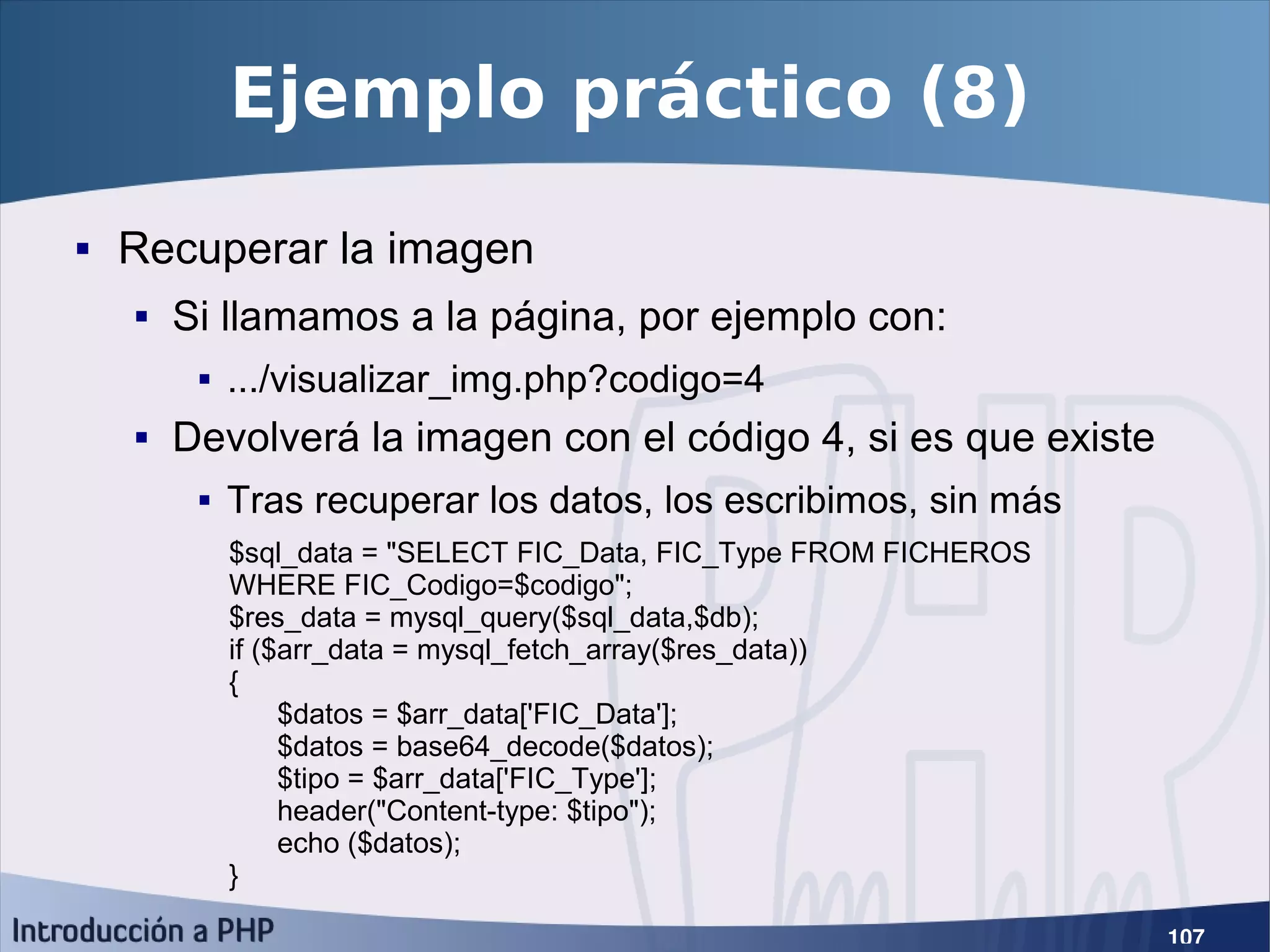Introducción a PHP5