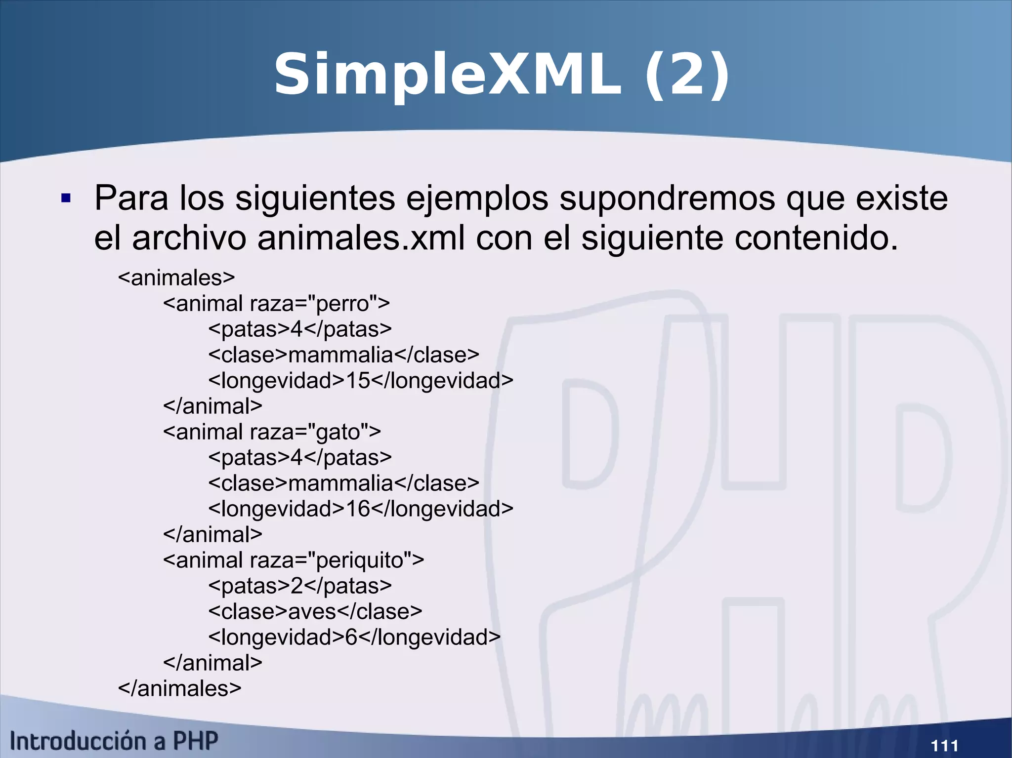 Introducción a PHP5