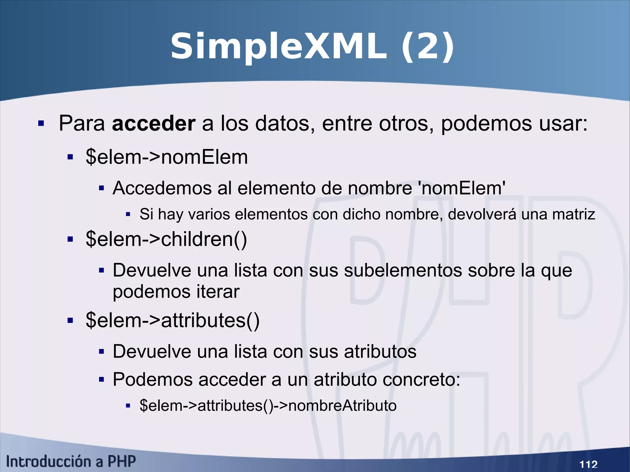 Introducción a PHP5