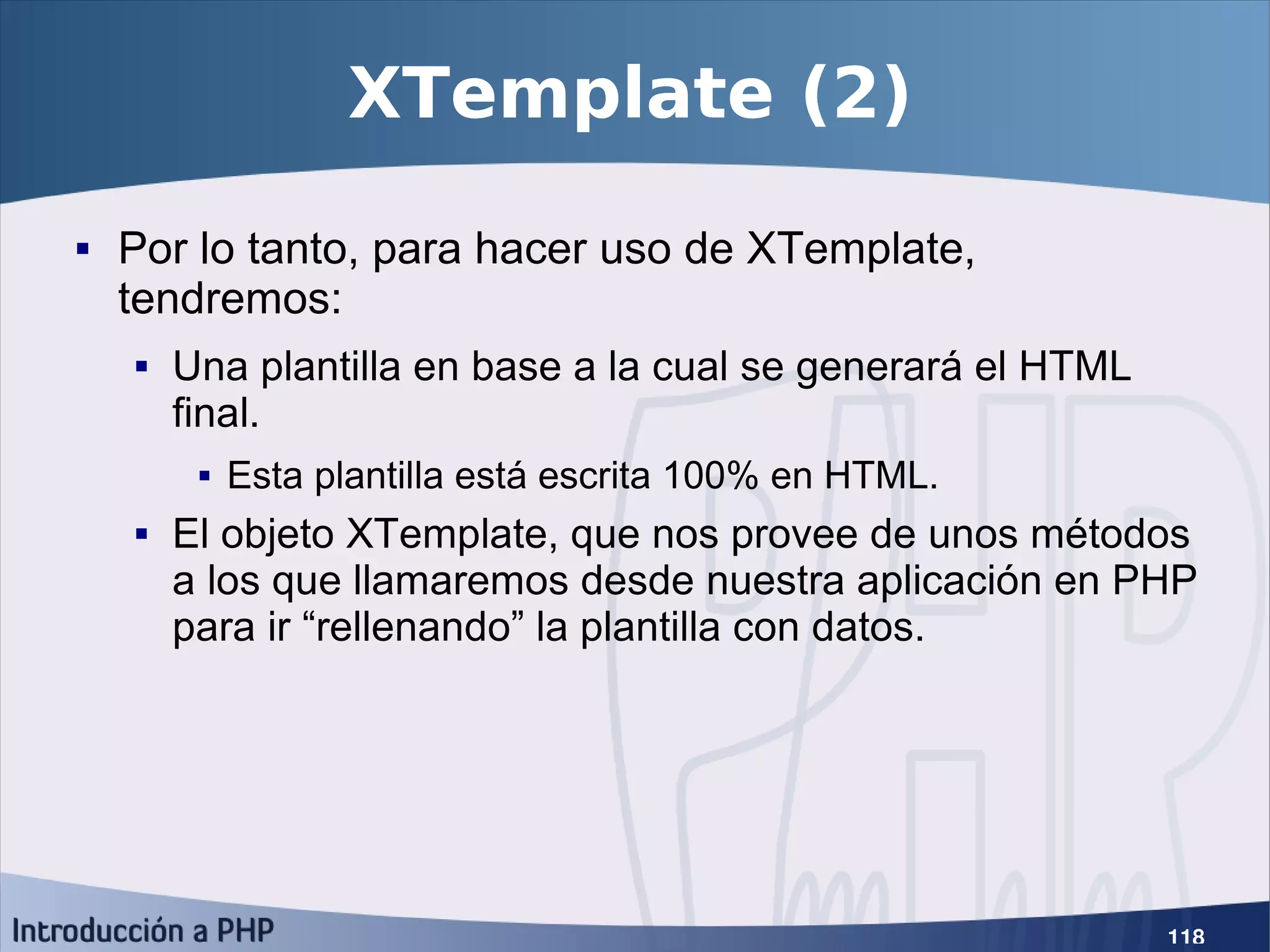 Introducción a PHP5