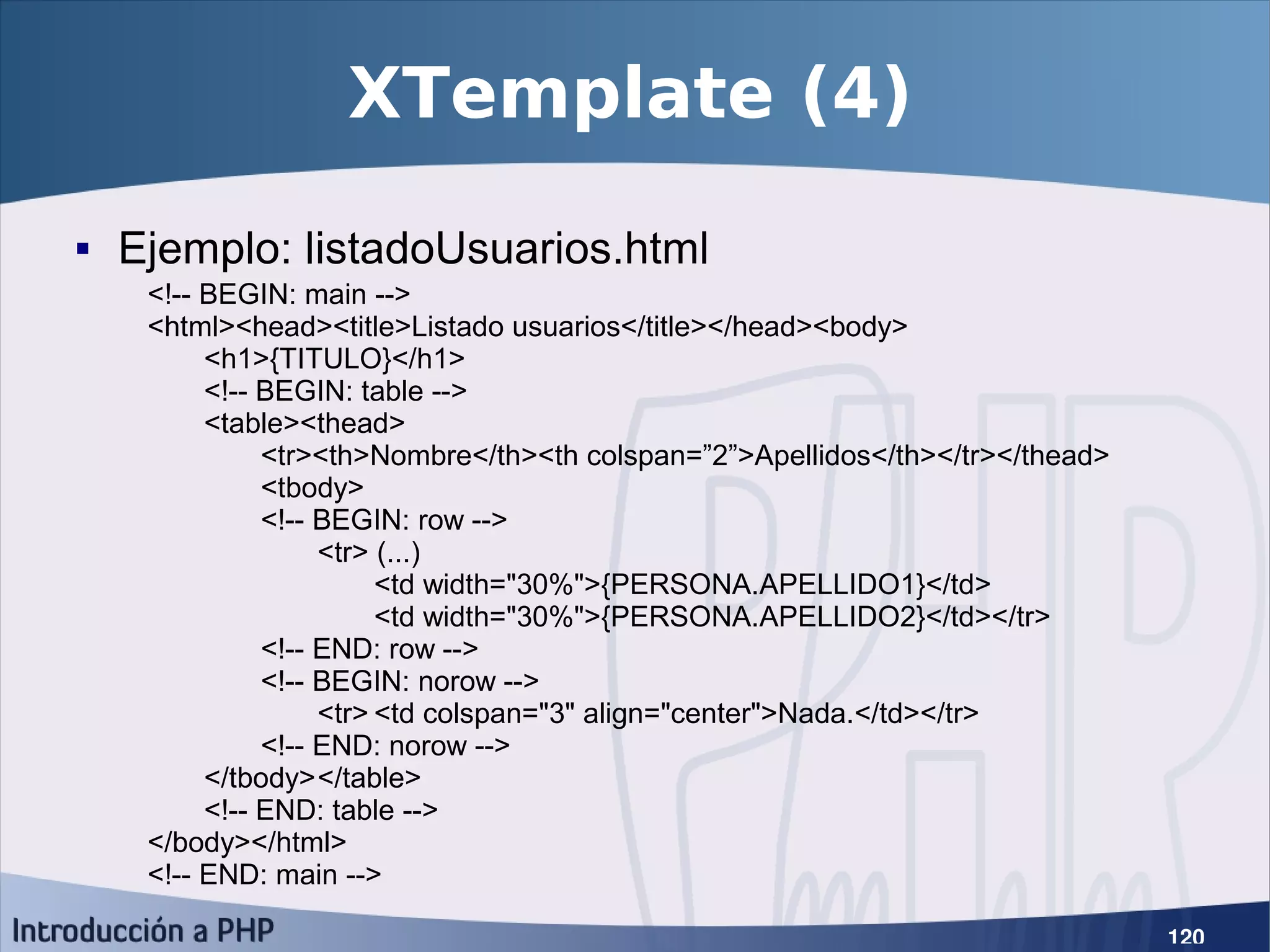 Introducción a PHP5