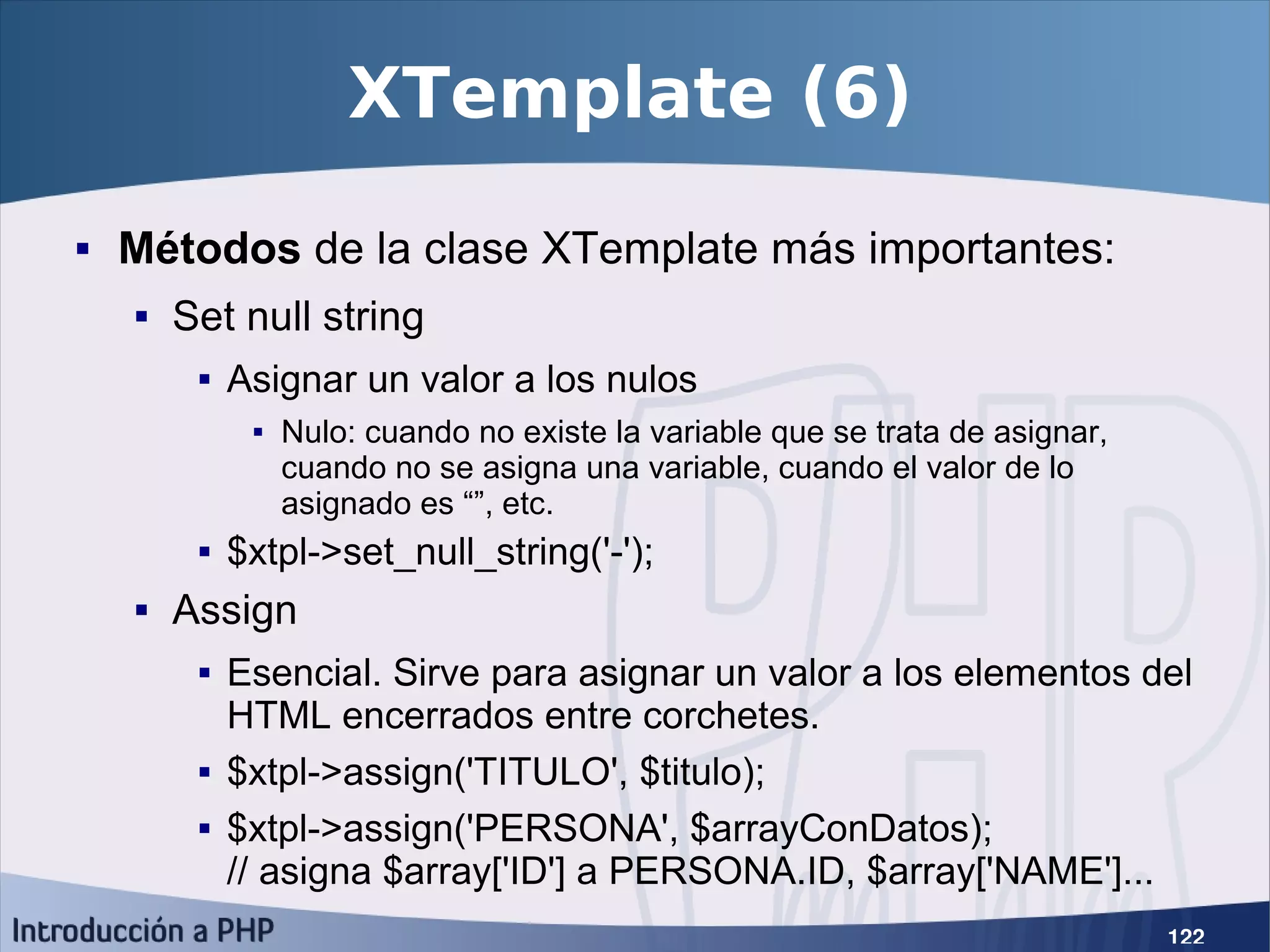 Introducción a PHP5