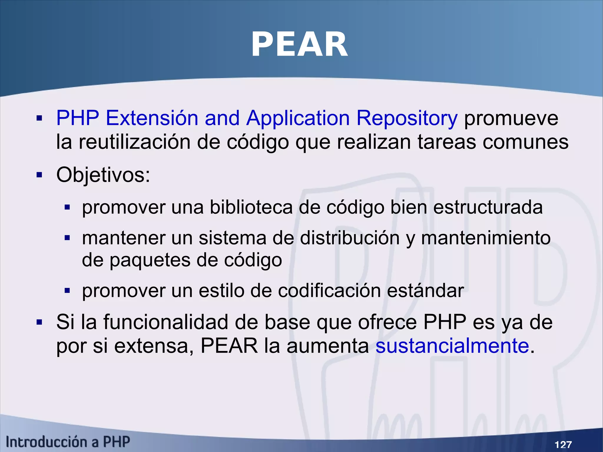 Introducción a PHP5