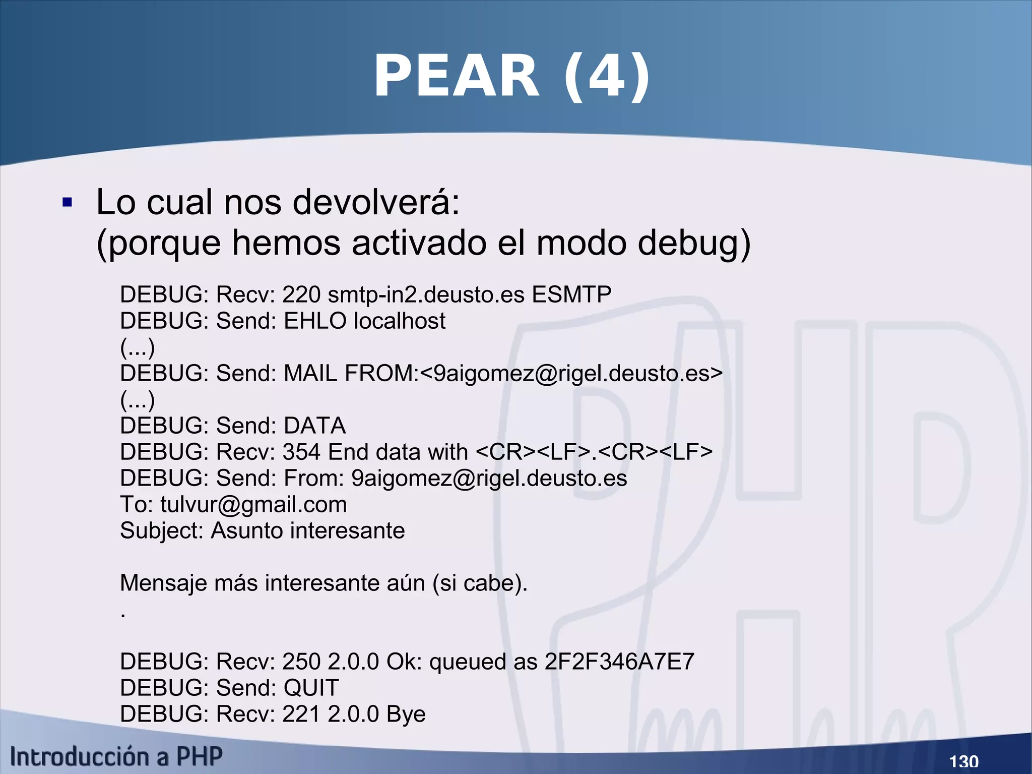 Introducción a PHP5