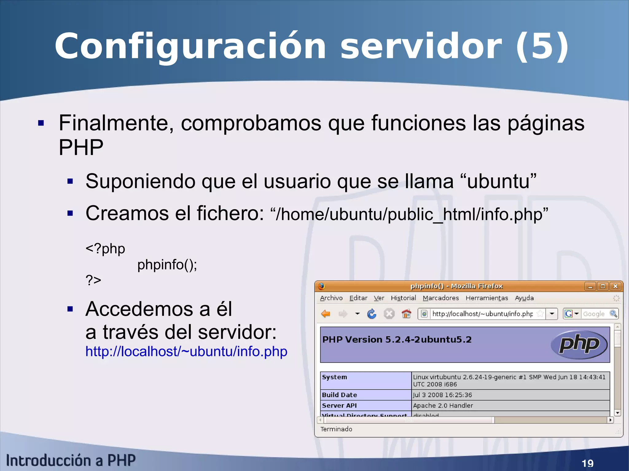 Introducción a PHP5