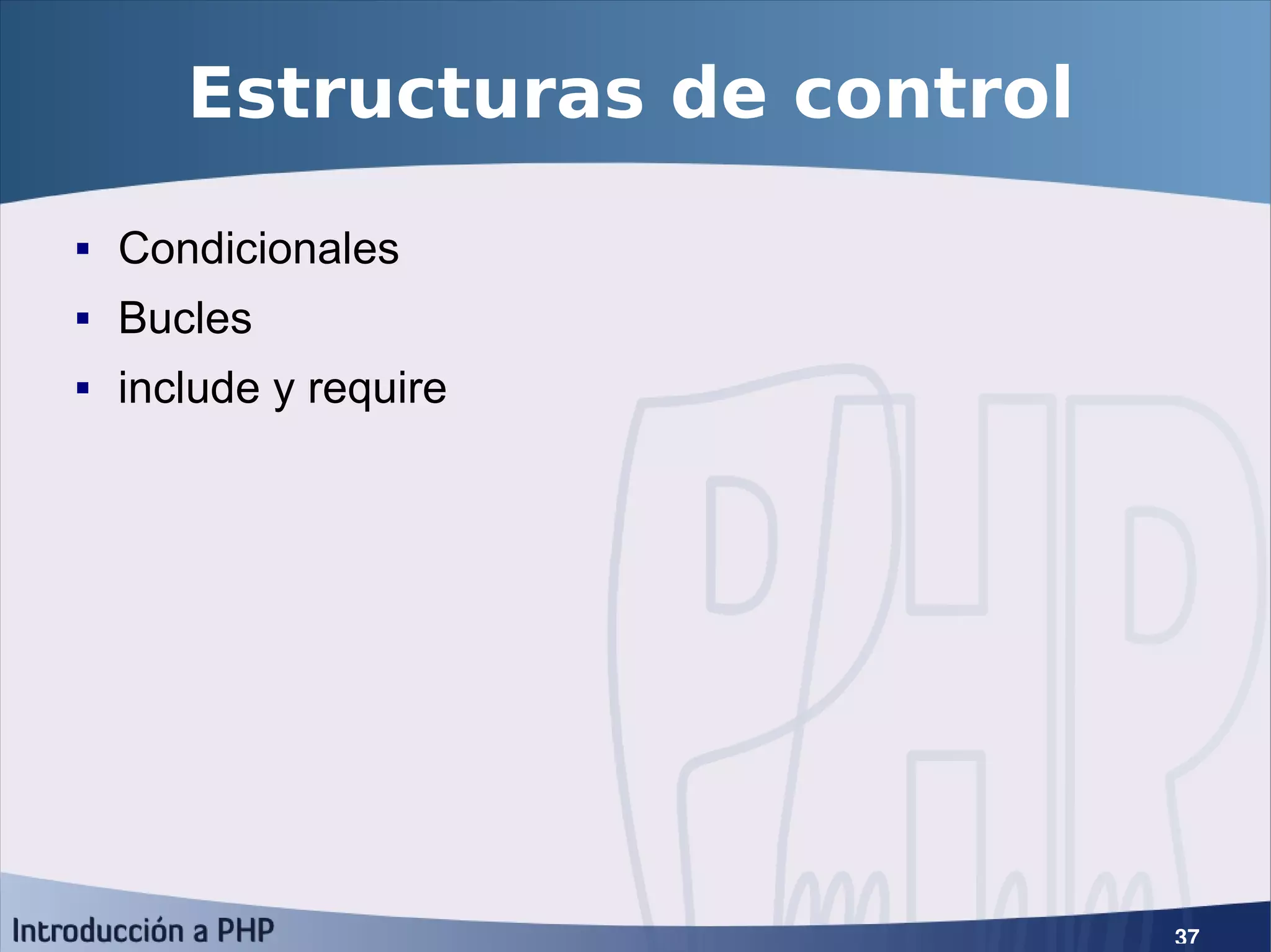 Introducción a PHP5