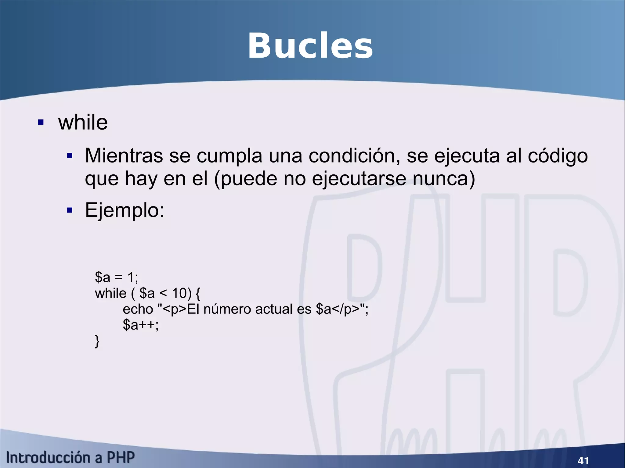 Introducción a PHP5