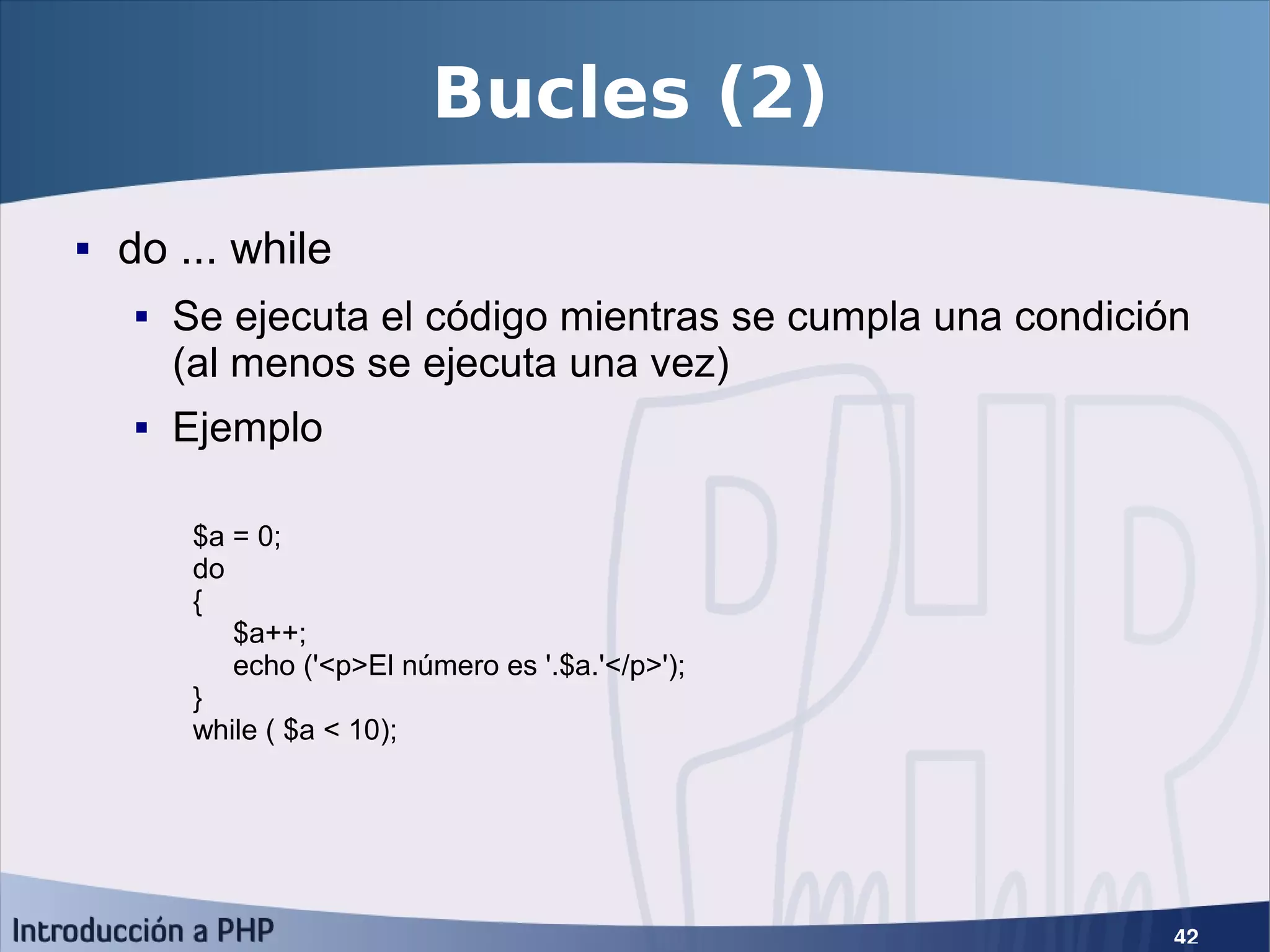 Introducción a PHP5