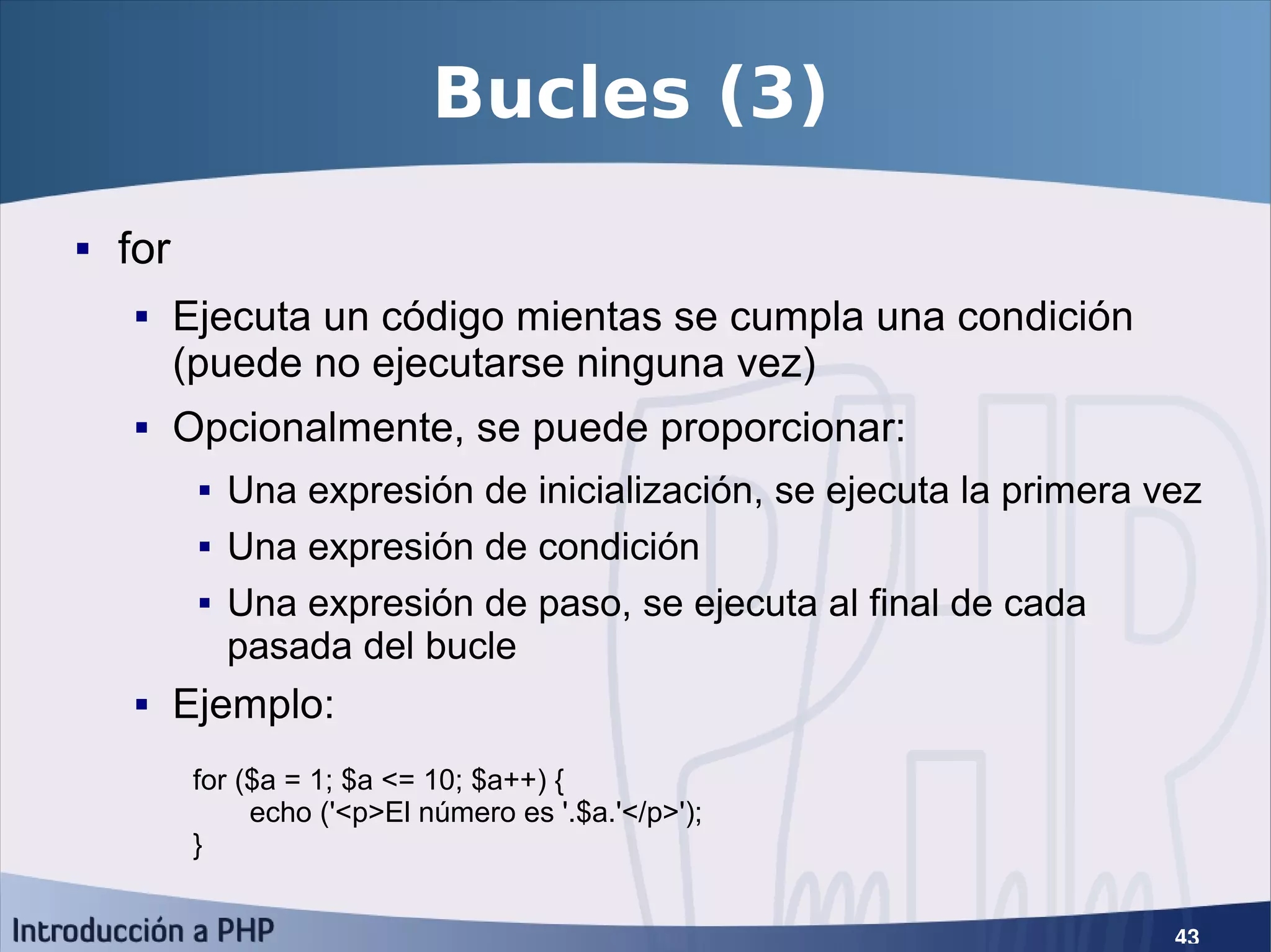 Introducción a PHP5