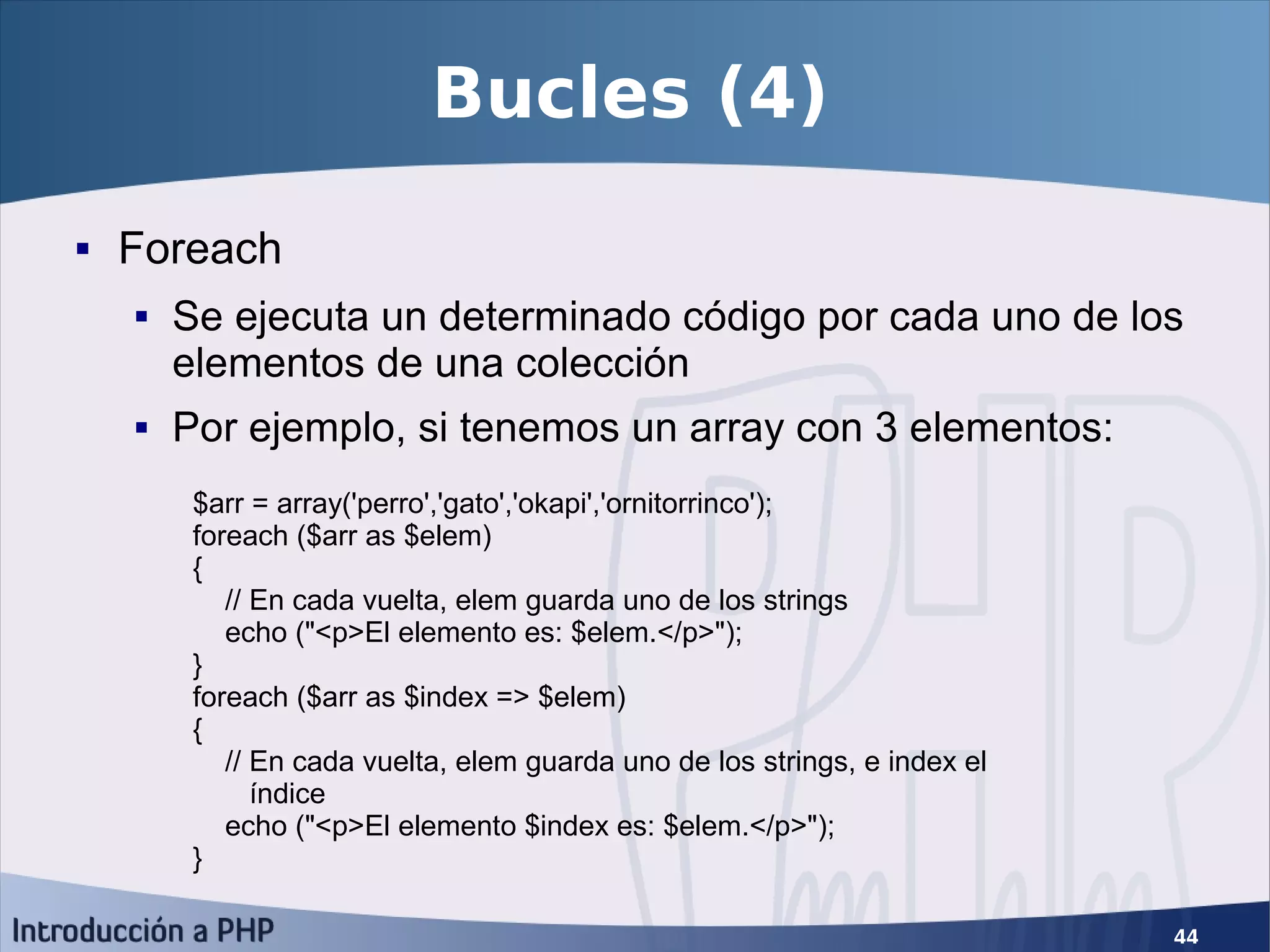 Introducción a PHP5