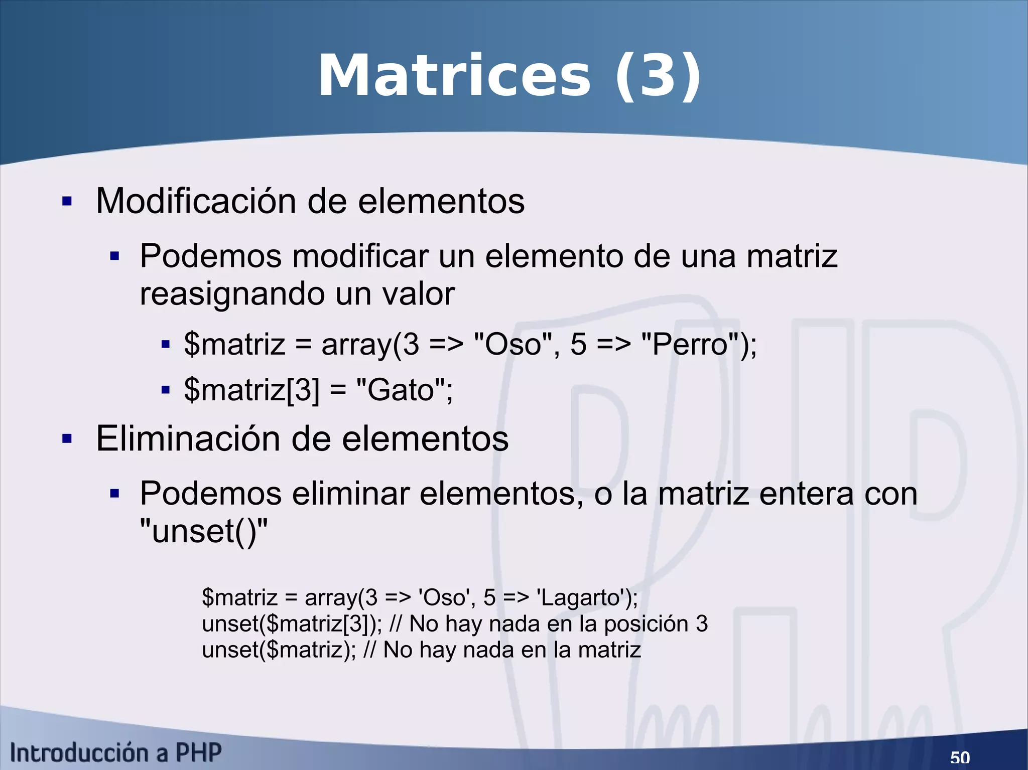 Introducción a PHP5