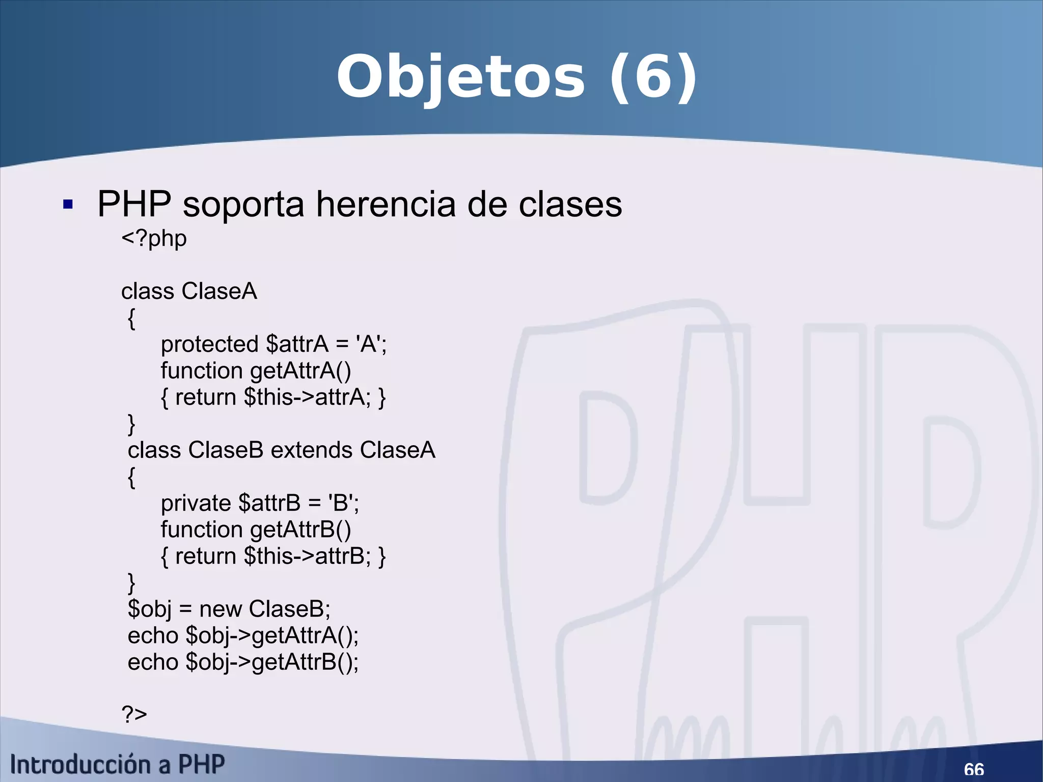 Introducción a PHP5