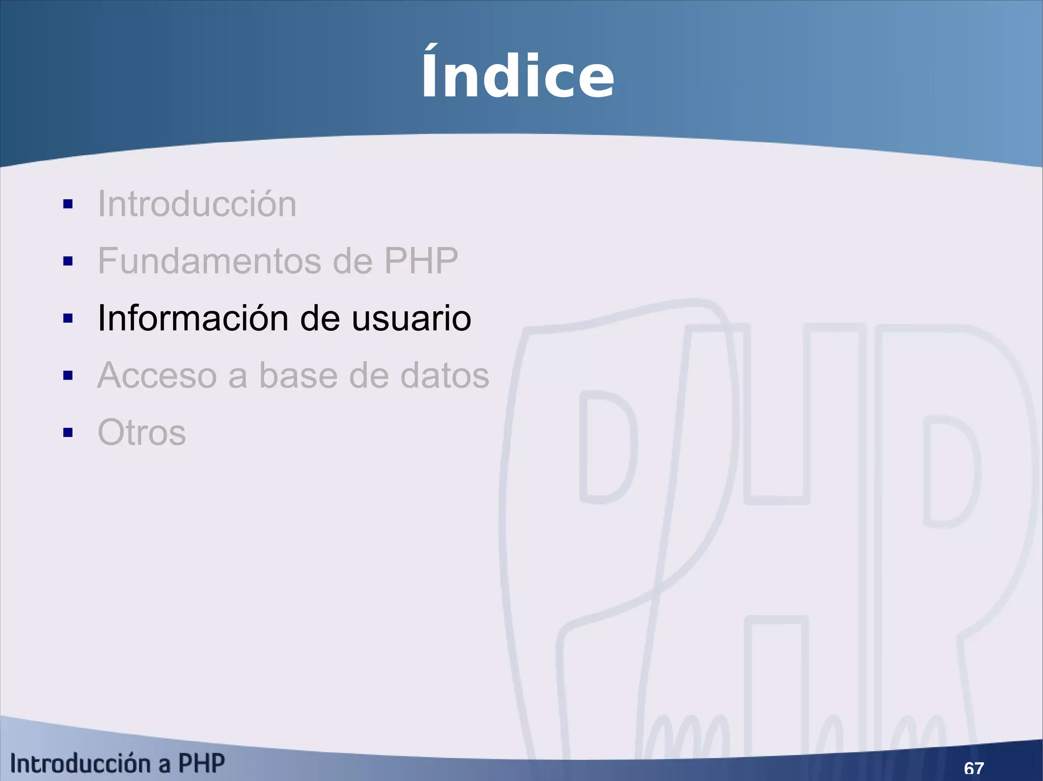 Introducción a PHP5