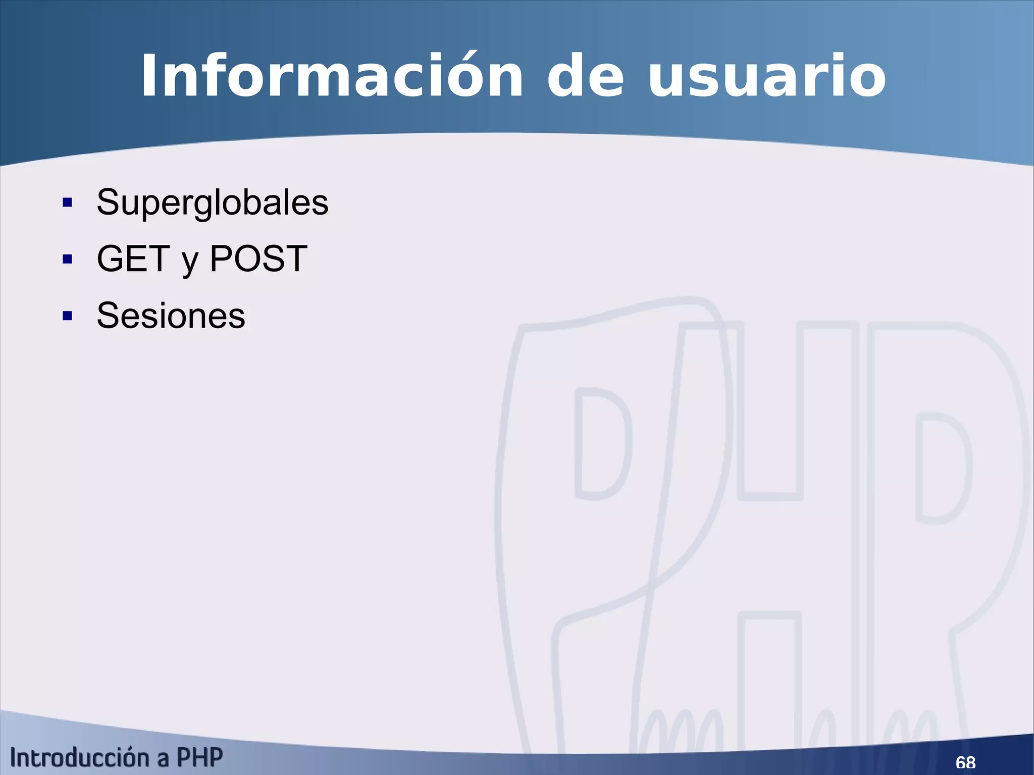 Introducción a PHP5