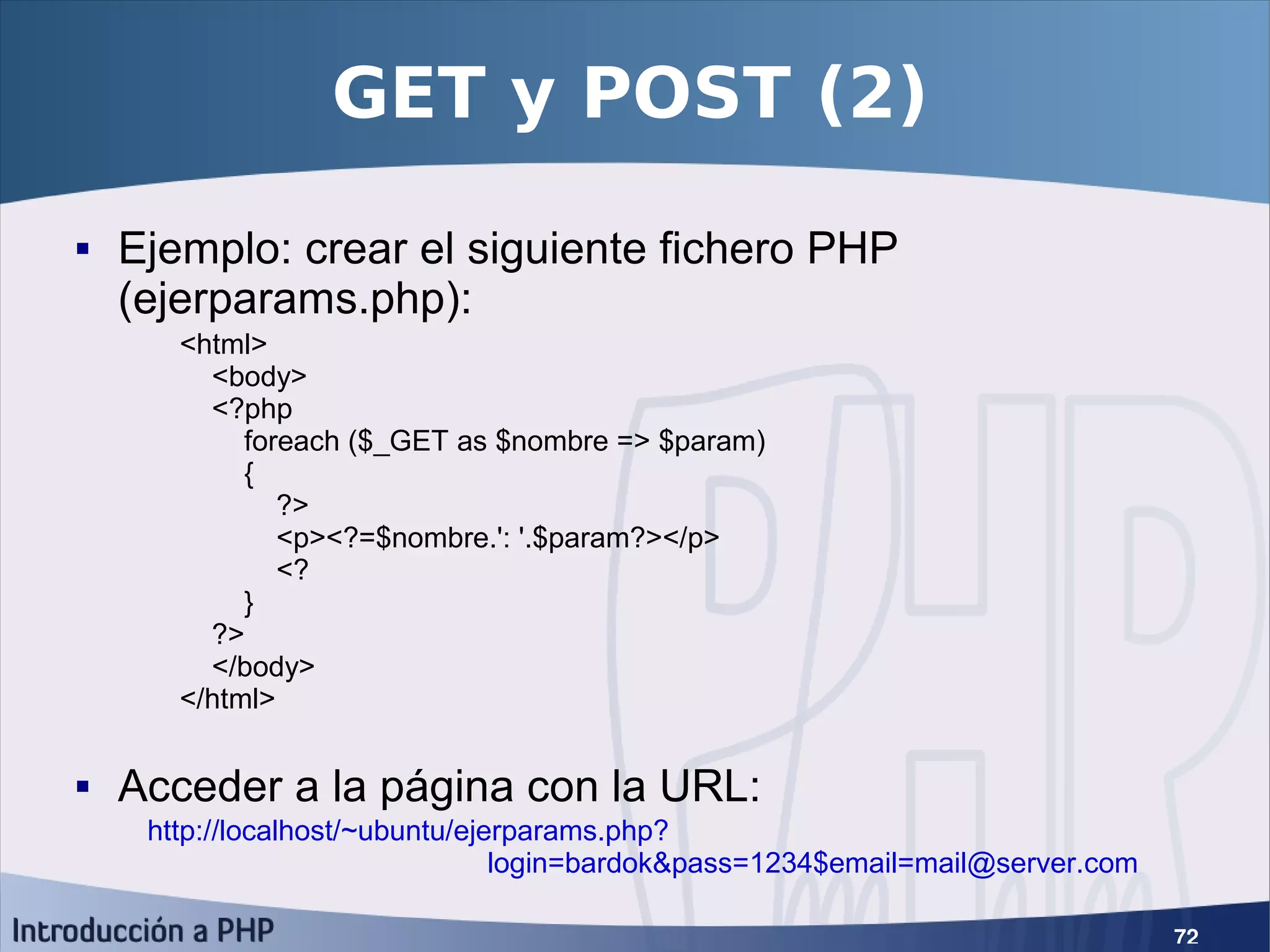 Introducción a PHP5