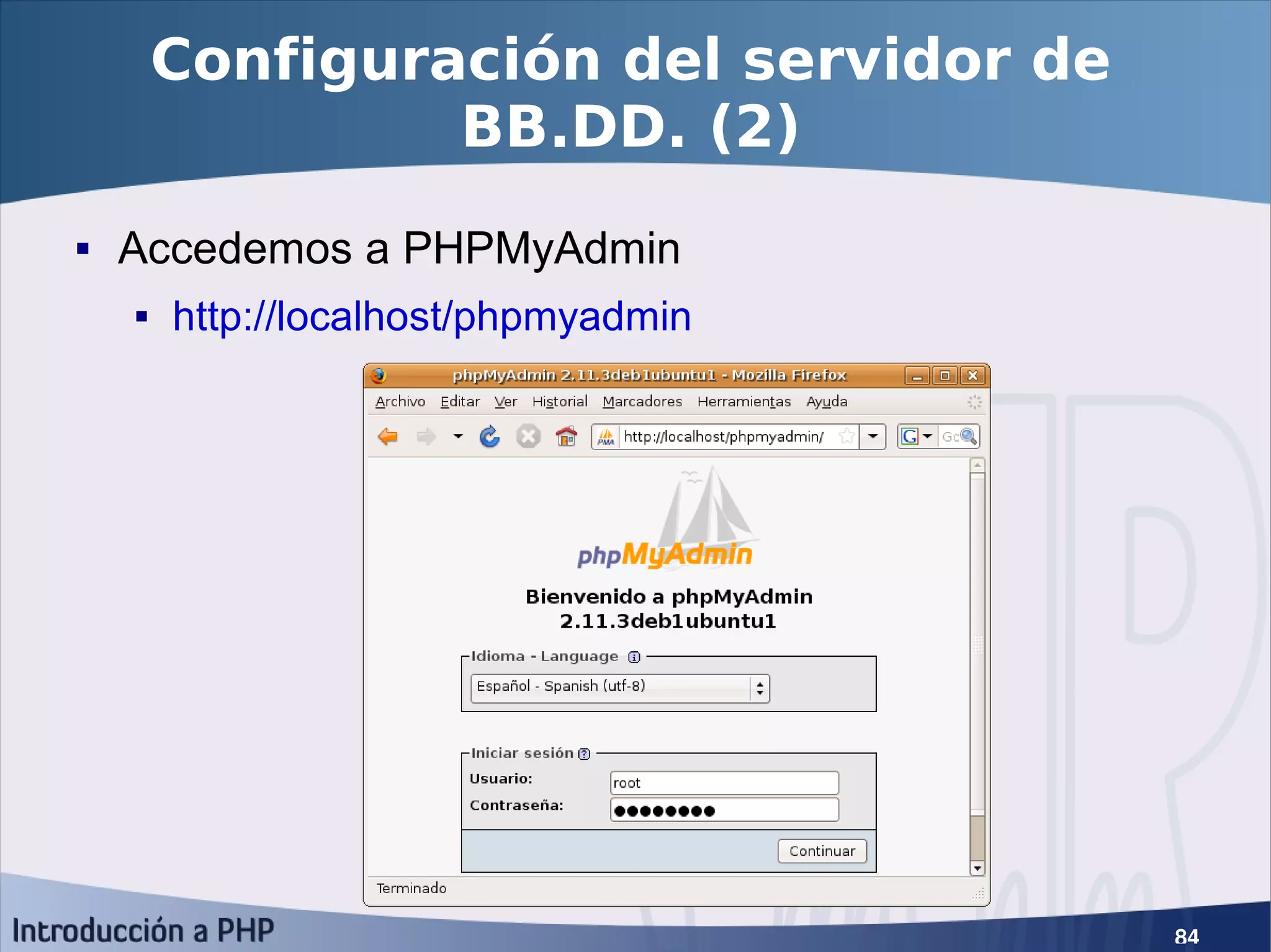 Introducción a PHP5