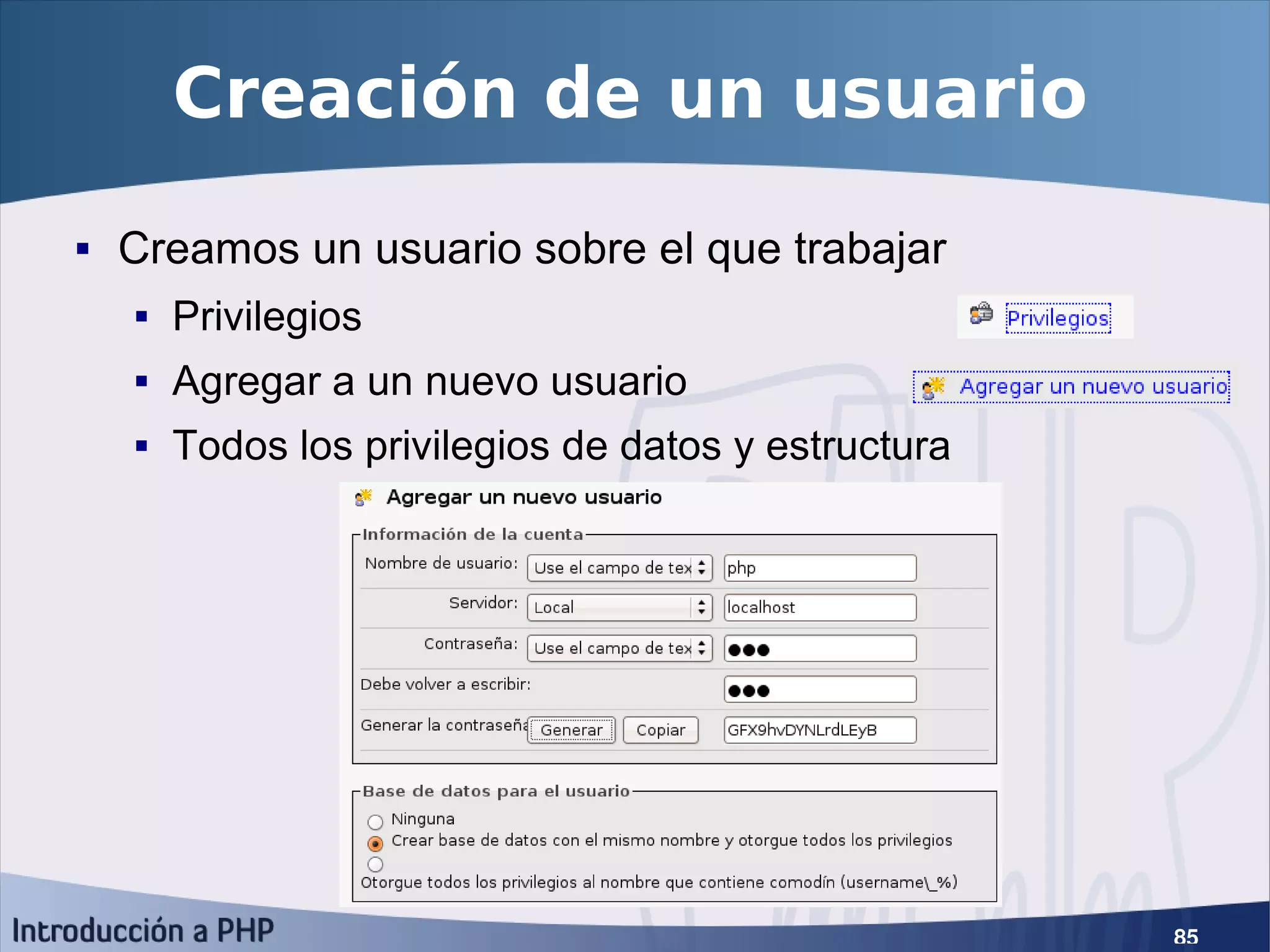 Introducción a PHP5