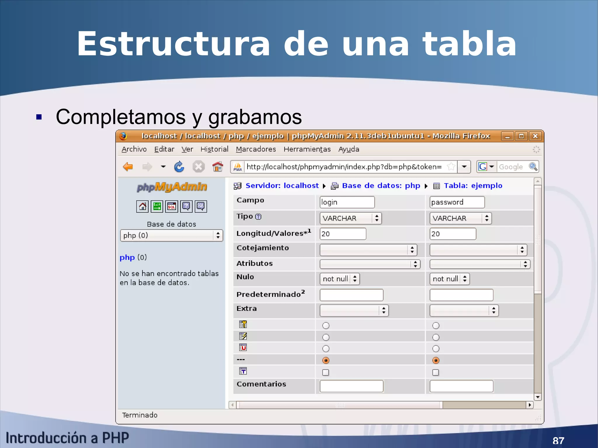 Introducción a PHP5