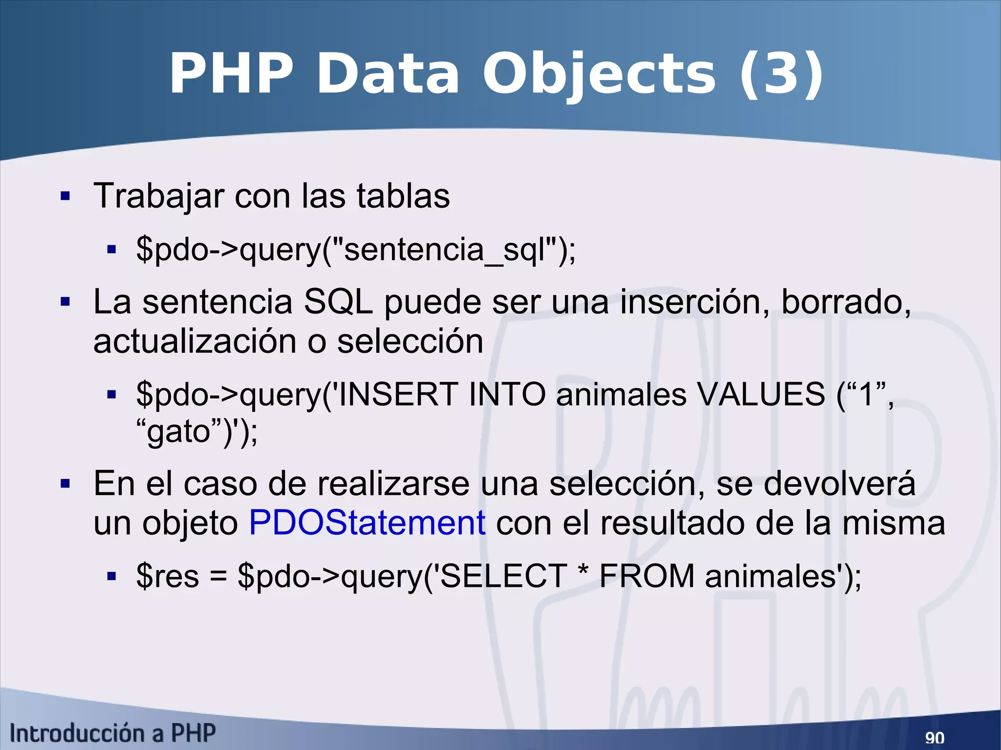 Introducción a PHP5