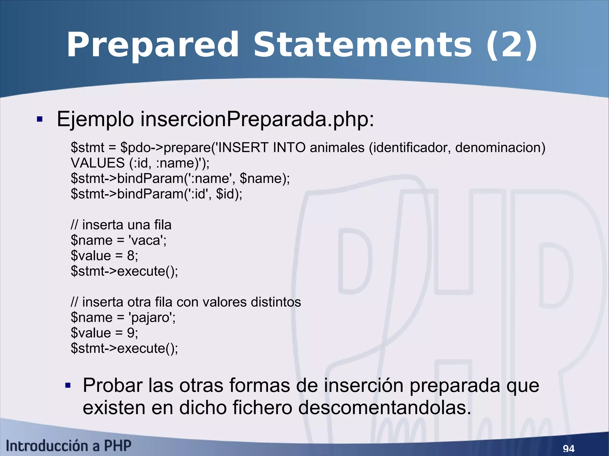 Introducción a PHP5