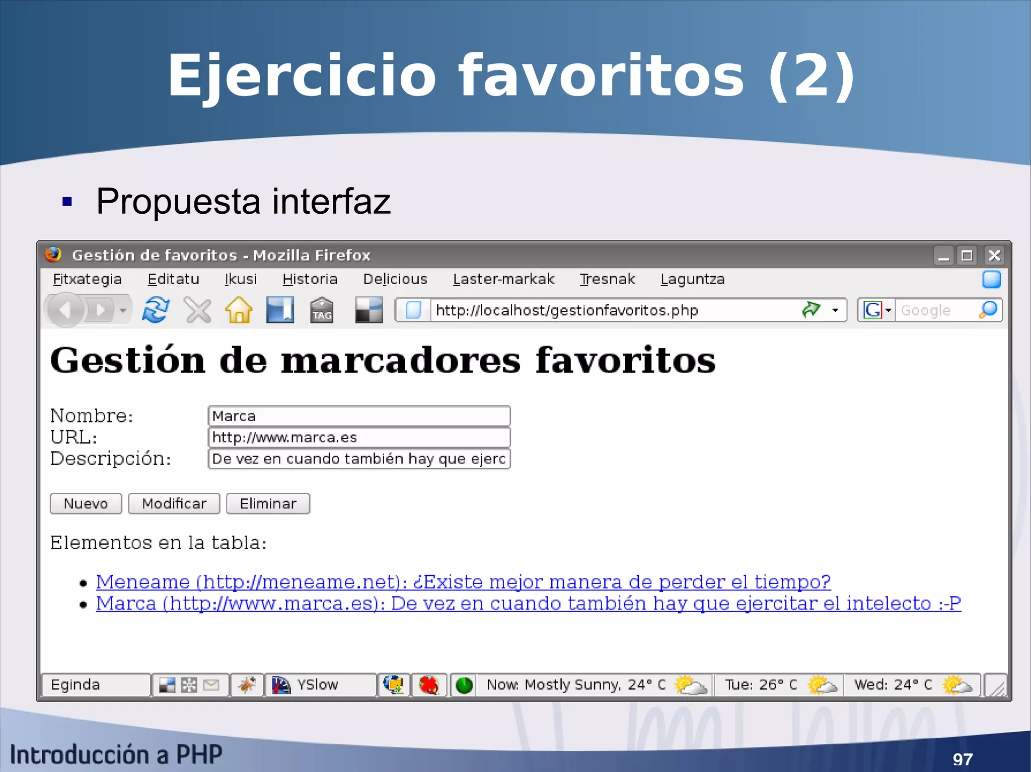 Introducción a PHP5