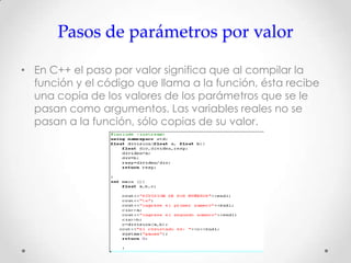 procedimientos (programación) | PPTX