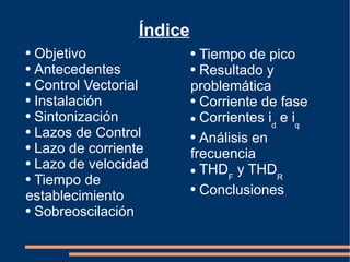 Control Vectorial | ODP