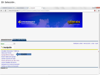 10- Selección .
CLICK
 
