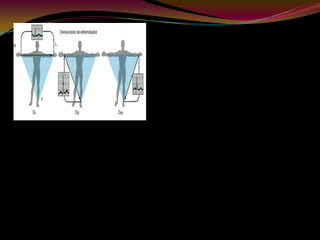 Derivaciones de extremidades. Estas
derivaciones son bipolares, porque
detectan las variaciones eléctricas en dos
puntos y ponen de manifiesto la diferencia.
DI es una conexión entre electrodos
situados en el brazo izquierdo y en el
brazo derecho. Cuando el brazo izquierdo
está en un campo de fuerzas positivo
respecto al brazo derecho, en DI se
inscribe una deflexión hacia arriba
(positiva). DII es la conexión entre los
electrodos situados en la pierna izquierda
y el brazo derecho, Cuando la pierna
izquierda está en un campo de fuerzas
positivo respecto del brazo derecho, se
inscribe una deflexión hacia arriba en esta
derivación. DIII es una conexión entre la
pierna izquierda y el brazo izquierdo.
Cuando la pierna izquierda está en un
campo de fuerzas positivo respecto al
 