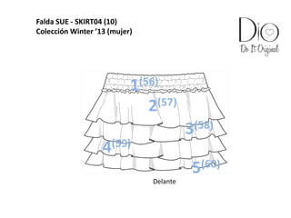 Falda SUE - SKIRT04 (10)
Colección Winter ’13 (mujer)
Delante
1(56)
2(57)
3(58)
4(59)
5(60)
 