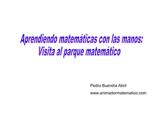 Pedro Buendía Abril
www.animadormatematico.com
 
