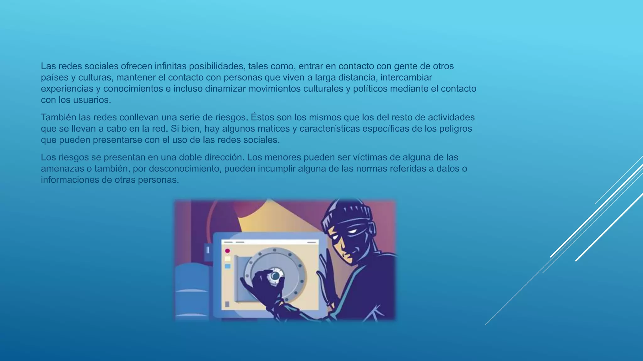 los riesgos de las redes sociales | PPTX