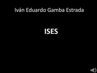 Iván Eduardo Gamba Estrada
ISES
 