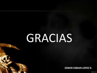 GRACIAS 
EDWIN FABIAN LOPEZ R. 
