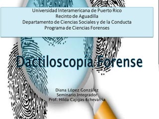 Diana López González 
Seminario Integrador 
Prof. Hilda Cajigas Echevarría 
 