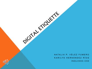 Digital Etiquette | PPTX