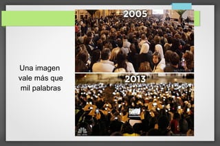 Una imagen
vale más que
mil palabras
 
